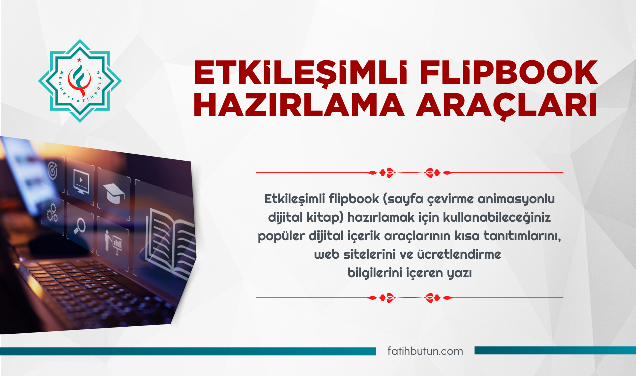 Etkileşimli Flipbook Hazırlama Araçları
