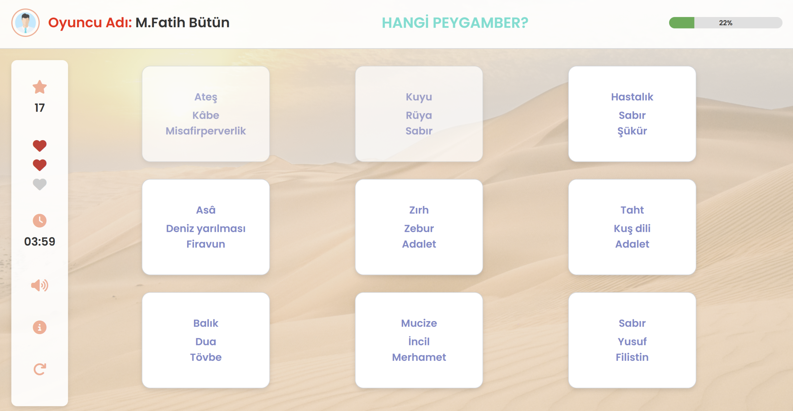 005f- Kutucuklardan Doğruyu Seçme Oyun Tarzı