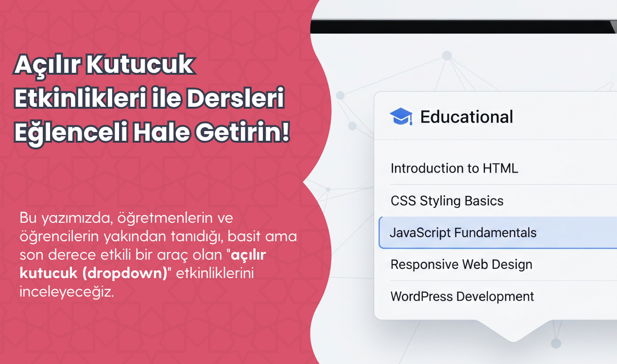 Açılır Kutucuk Etkinlikleri