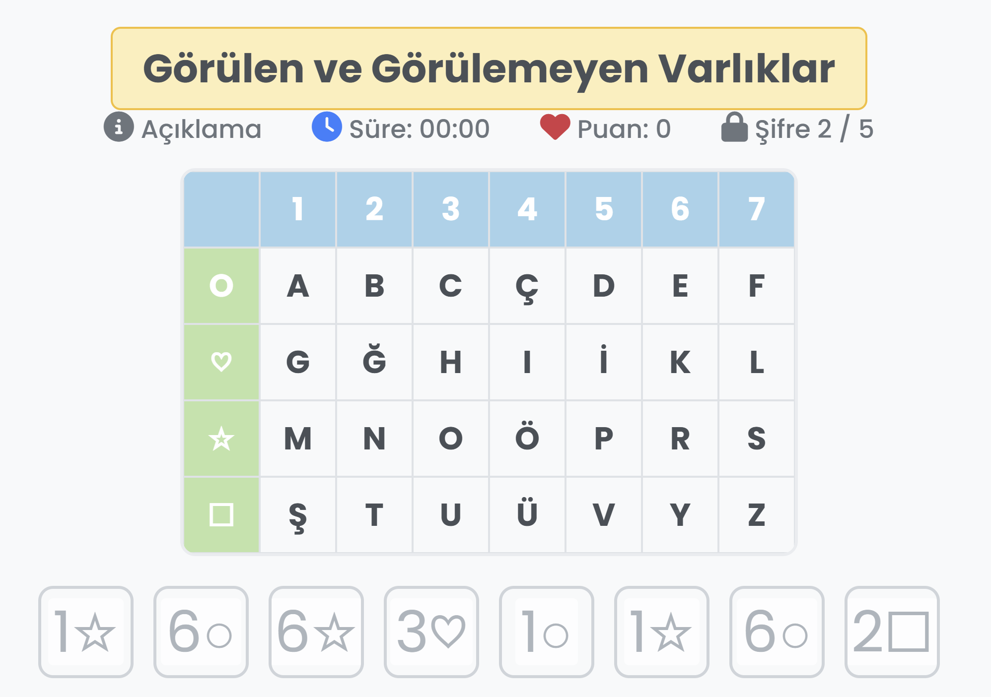 024a- Sembol ve Rakamlarda Saklı Kelimeler
