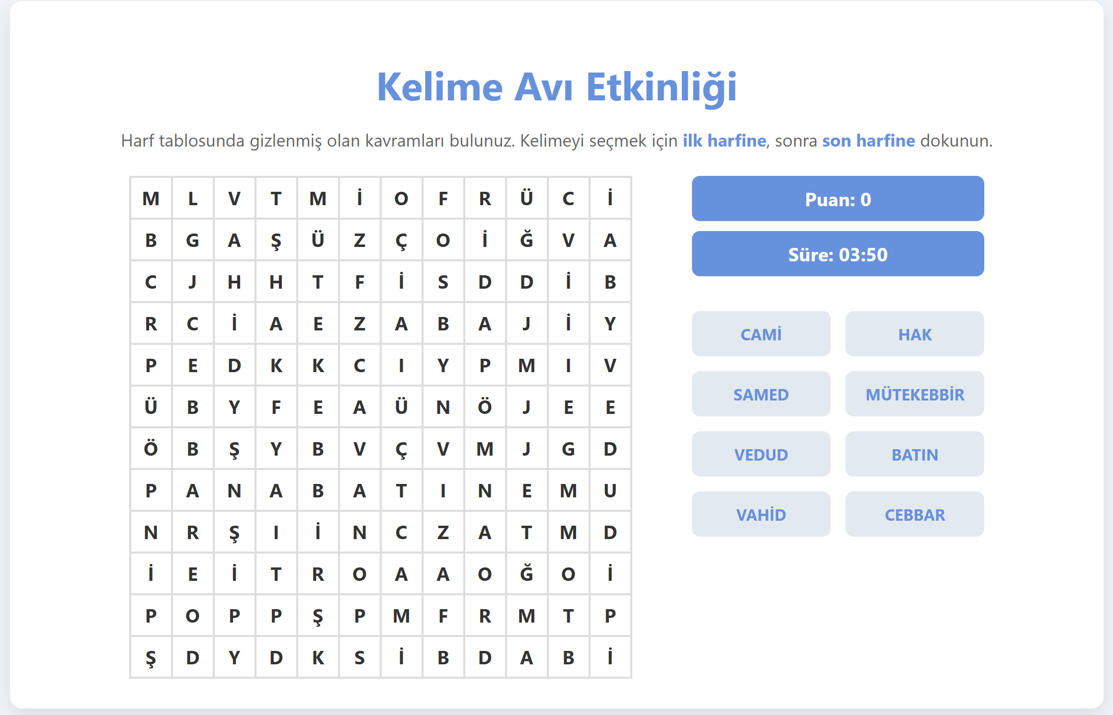 010b2- Kelime Avı Örnek-2b